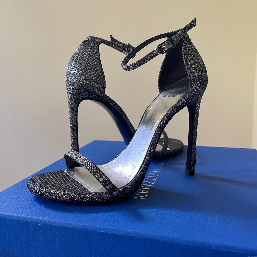 Stuart Weitzman Nudist Noir Heels